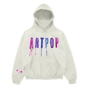 Lady Gaga | Tops | Lady Gaga Artpop Drip Pullover Hoodie | Poshmark